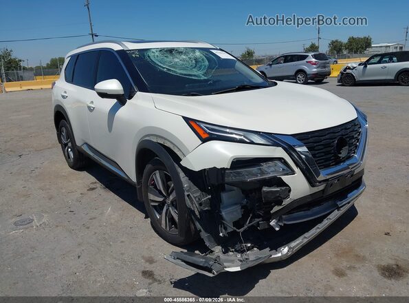 JN8AT3DC2MW107964 2021 NISSAN ROGUE White Widok z przodu