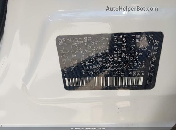 JN8AT3DC2MW107964 2021 NISSAN ROGUE White Widok komory silnika