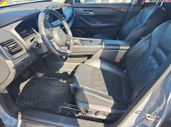 JN8AT3DC7MW107474 2021 NISSAN ROGUE Gray წინა სალონის ხედი