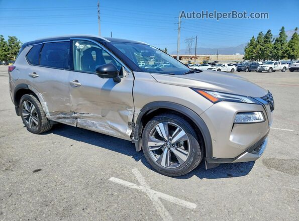 JN8AT3DC9MW101675 2021 NISSAN ROGUE Beige წინა მარჯვენა