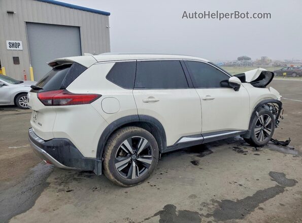 JN8AT3DCXMW103516 2021 NISSAN ROGUE White Задня права чверть