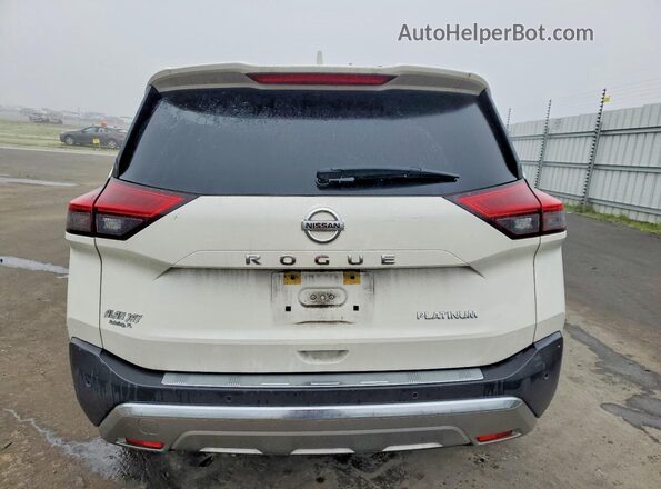 JN8AT3DCXMW103516 2021 NISSAN ROGUE White Вид ззаду