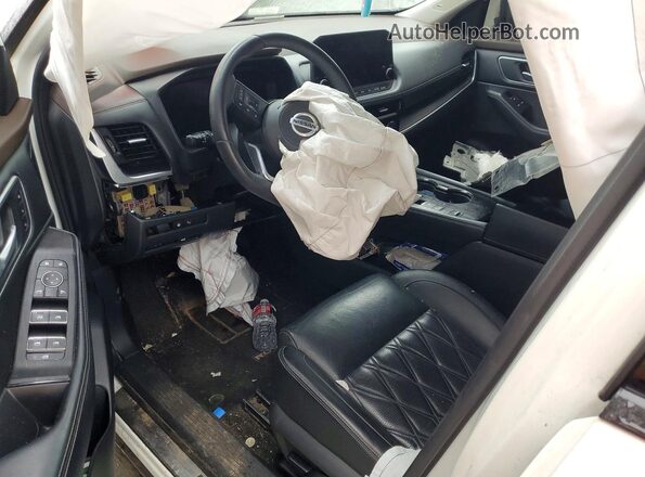 JN8AT3DCXMW103516 2021 NISSAN ROGUE White Вид панелі приладів