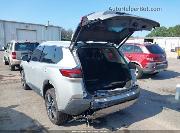 JN8AT3DD0MW308285 2021 NISSAN ROGUE Silver Trasero izquierdo