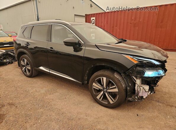 JN8AT3DD1MW305069 2021 NISSAN ROGUE Black Front right