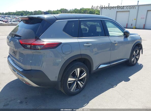 JN8AT3DD2MW301533 2021 NISSAN ROGUE Gray Trasero derecho