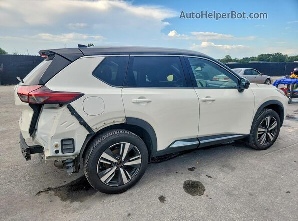JN8AT3DD2MW303072 2021 NISSAN ROGUE Белый Задняя правая четверть