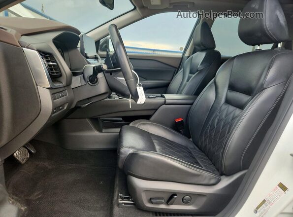 JN8AT3DD2MW303072 2021 NISSAN ROGUE Белый Вид салона спереди