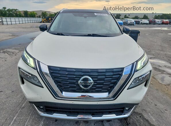 JN8AT3DD2MW303072 2021 NISSAN ROGUE Белый Вид спереди