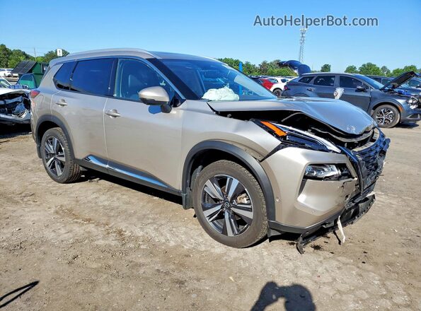 JN8AT3DD2MW319174 2021 NISSAN ROGUE Silver Առջևի աջ