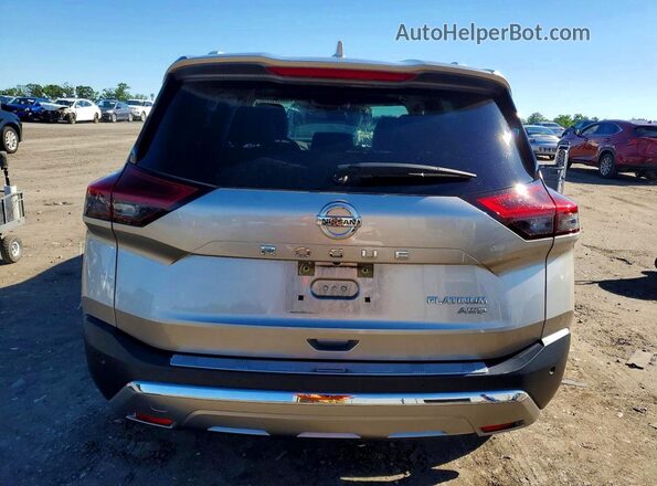 JN8AT3DD2MW319174 2021 NISSAN ROGUE Silver Հետևի տեսք
