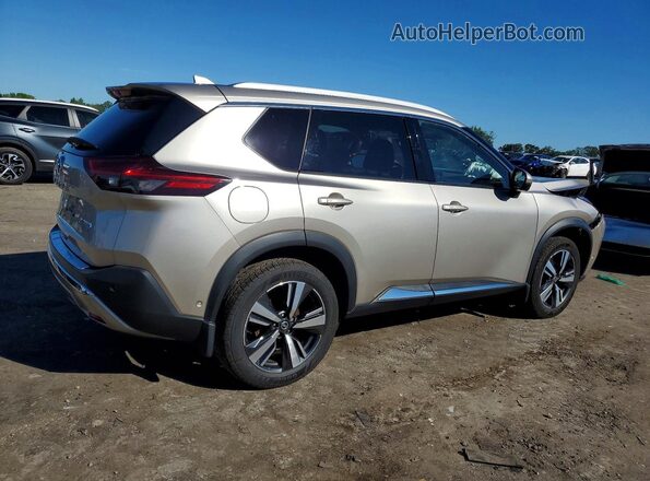 JN8AT3DD2MW319174 2021 NISSAN ROGUE Silver Հետևի աջ