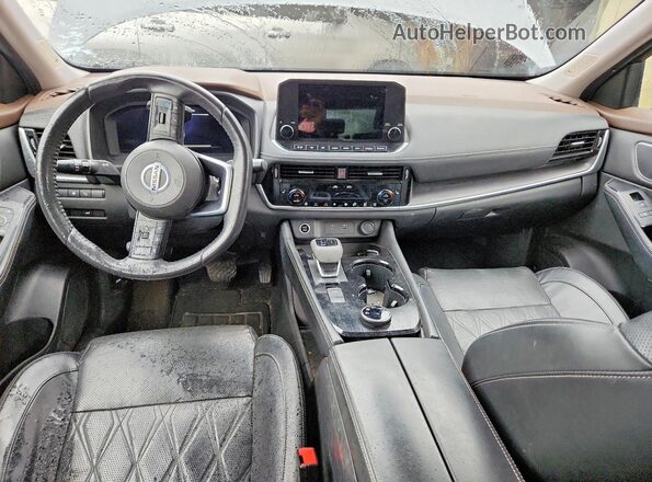 JN8AT3DD4MW313523 2021 NISSAN ROGUE Gray Vista del salpicadero