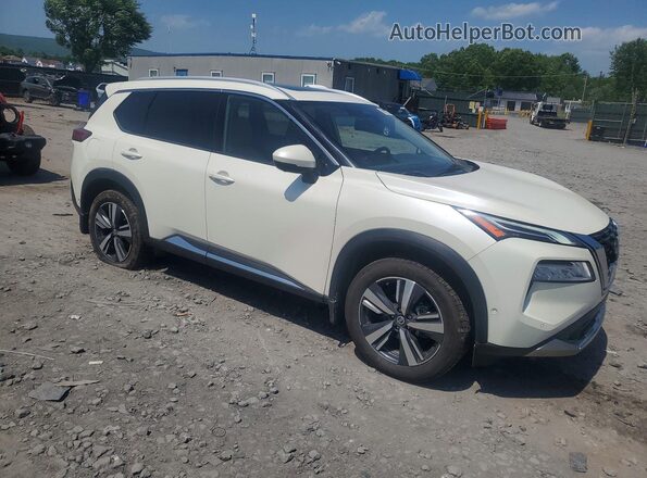 JN8AT3DD9MW319446 2021 NISSAN ROGUE White Delantero derecho
