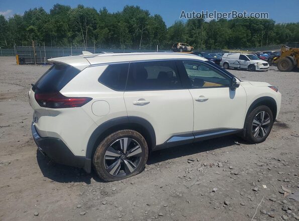 JN8AT3DD9MW319446 2021 NISSAN ROGUE White Trasero derecho