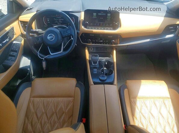 JN8AT3DD9MW319446 2021 NISSAN ROGUE White Vista del salpicadero
