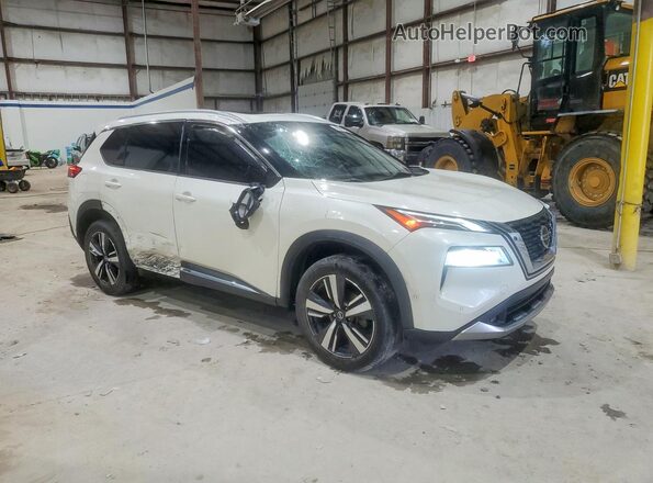 JN8AT3DDXMW310660 2021 NISSAN ROGUE White Передня права чверть