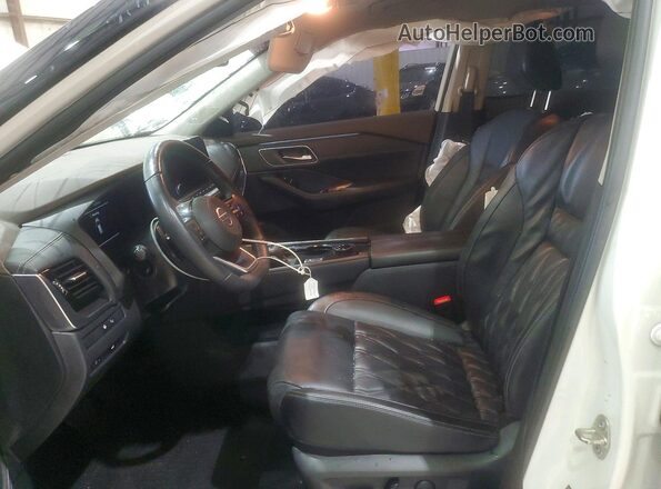 JN8AT3DDXMW310660 2021 NISSAN ROGUE White Вид салону спереду