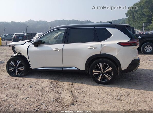 JN8AT3DDXMW312876 2021 NISSAN ROGUE White Widok wnętrza 360 stopni