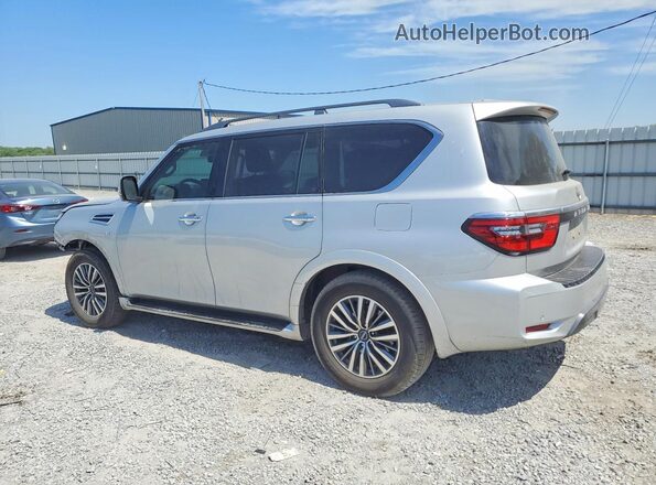 JN8AY2AC1N9161451 2022 NISSAN ARMADA Silver Հետևի ձախ