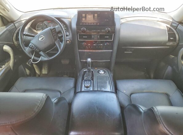 JN8AY2AC1N9161451 2022 NISSAN ARMADA Silver Առջևի վահանակի տեսք
