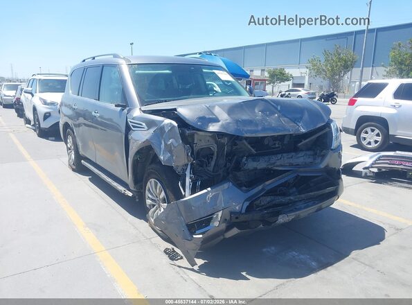 JN8AY2AC1N9163068 2022 NISSAN ARMADA Серый Вид спереди