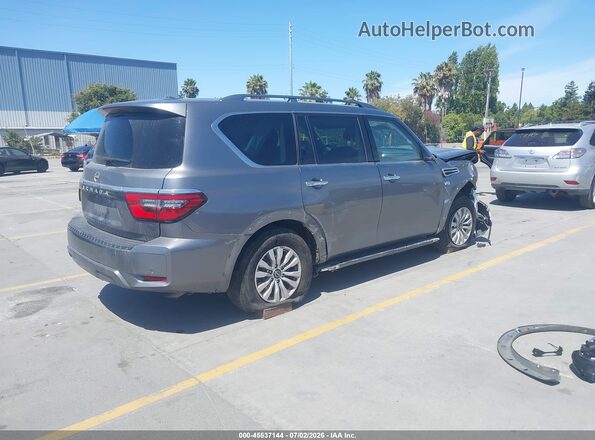 JN8AY2AC1N9163068 2022 NISSAN ARMADA Серый Задняя правая четверть