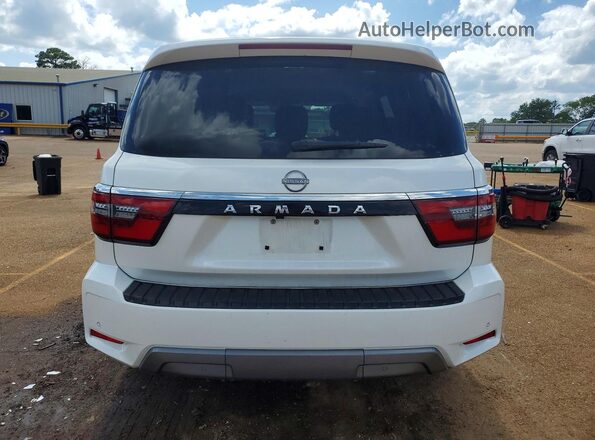 JN8AY2AC1P9184134 2023 NISSAN ARMADA White უკანა ხედი
