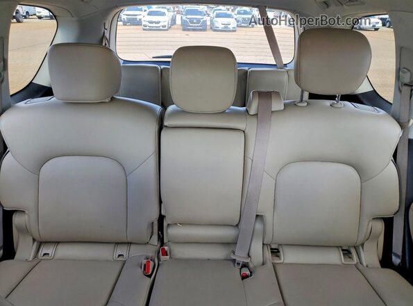 JN8AY2AC1P9184134 2023 NISSAN ARMADA White უკანა სავარძლების ხედი