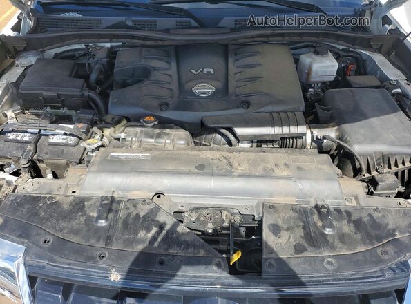 JN8AY2AC1P9184134 2023 NISSAN ARMADA White ძრავის განყოფილების ხედი