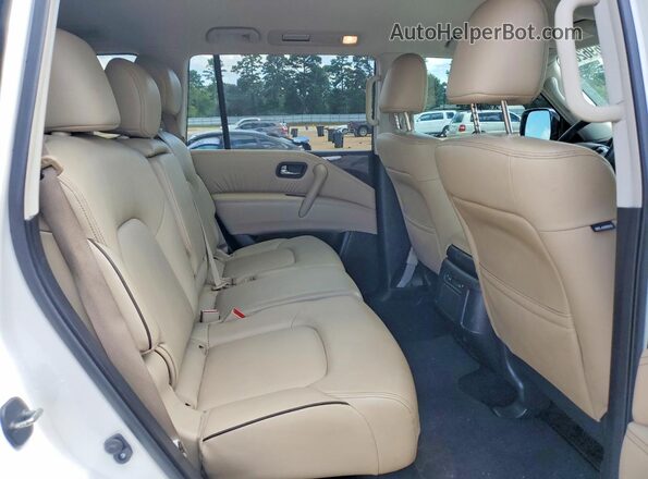JN8AY2AC1P9184134 2023 NISSAN ARMADA White უკანა სალონის ხედი