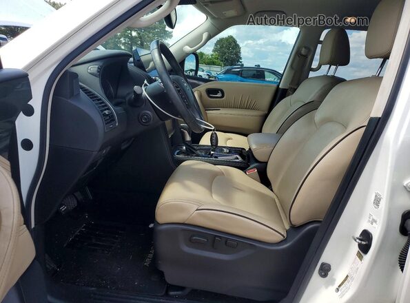 JN8AY2AC1P9184134 2023 NISSAN ARMADA White წინა სალონის ხედი