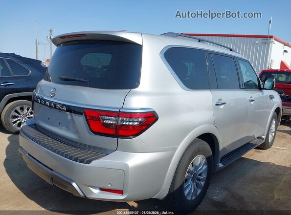 JN8AY2AC2P9180710 2023 NISSAN ARMADA Silver Trasero derecho