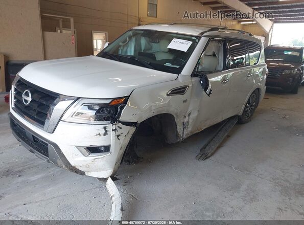 JN8AY2AC3M9145119 2021 NISSAN ARMADA White Front left