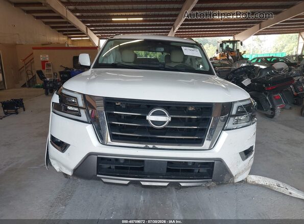 JN8AY2AC3M9145119 2021 NISSAN ARMADA White Rear interior view