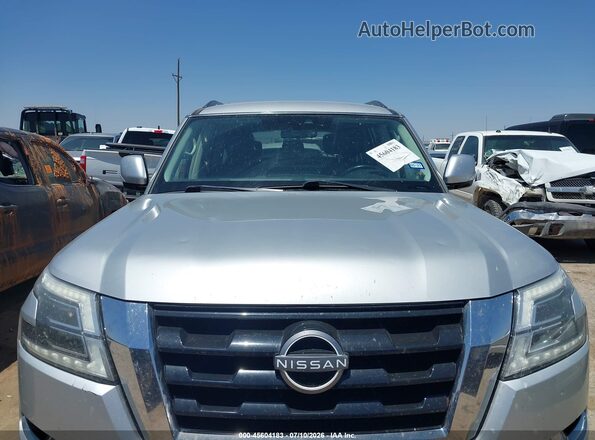 JN8AY2AC4M9146103 2021 NISSAN ARMADA Silver Вид спереду