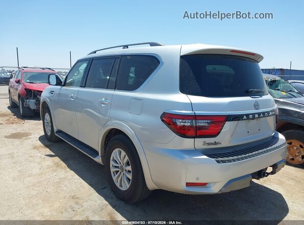 JN8AY2AC4M9146103 2021 NISSAN ARMADA Silver Задня ліва чверть