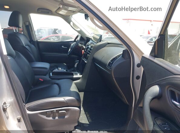 JN8AY2AC4M9146103 2021 NISSAN ARMADA Silver Вид салону спереду