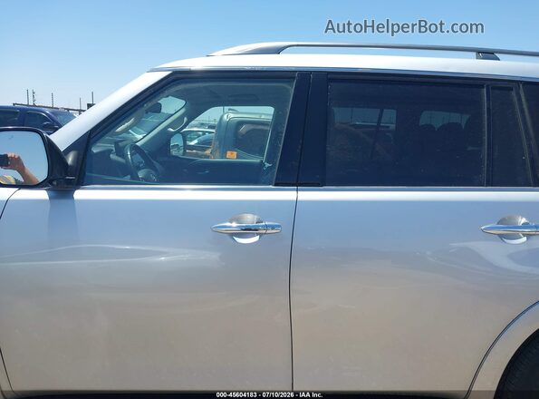 JN8AY2AC4M9146103 2021 NISSAN ARMADA Silver Панорамний вид салону 360°
