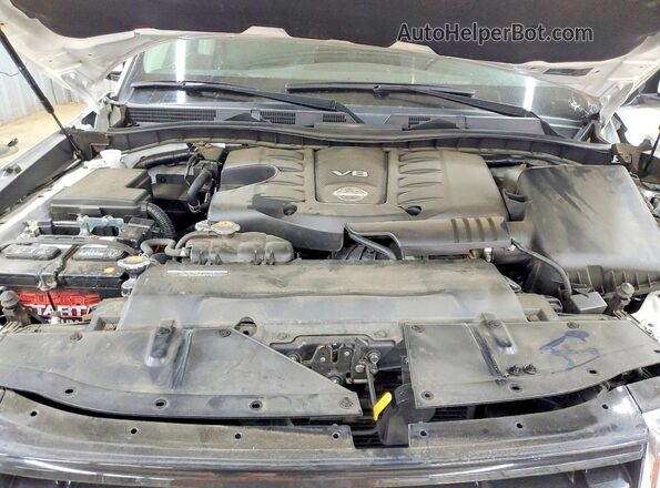 JN8AY2AC4M9147834 2021 NISSAN ARMADA White Engine compartment view