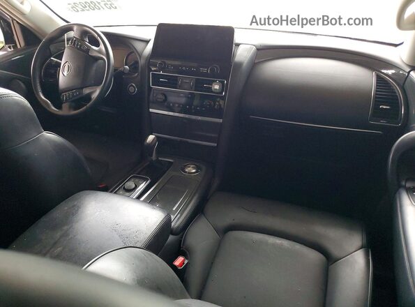 JN8AY2AC5N9162957 2022 NISSAN ARMADA Серебряный Вид панели приборов