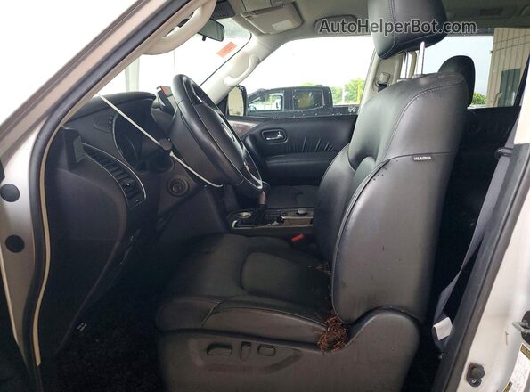 JN8AY2AC5N9162957 2022 NISSAN ARMADA Серебряный Вид салона спереди