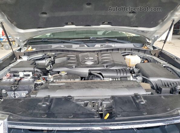JN8AY2AC5N9162957 2022 NISSAN ARMADA Серебряный Вид задней части салона