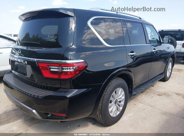 JN8AY2AD0R9707381 2024 NISSAN ARMADA Black Tył prawy