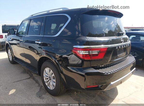 JN8AY2AD0R9707381 2024 NISSAN ARMADA Black Tył lewy