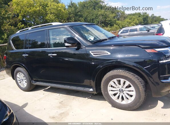 JN8AY2AD0R9707381 2024 NISSAN ARMADA Black Widok wnętrza z tyłu