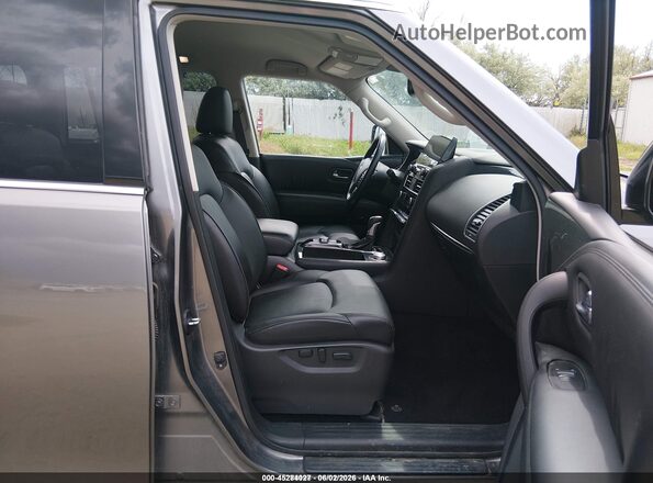 JN8AY2AD5R9709675 2024 NISSAN ARMADA Gray Вид салону спереду