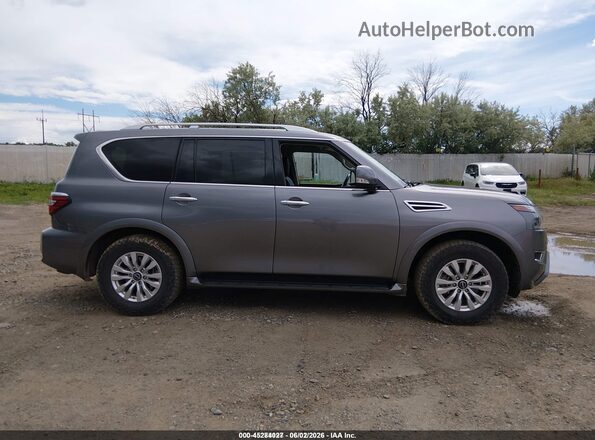 JN8AY2AD5R9709675 2024 NISSAN ARMADA Gray Вид задньої частини салону