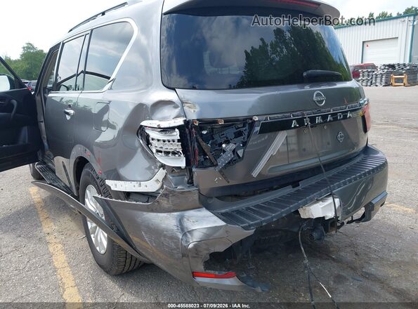 JN8AY2ADXP9690103 2023 NISSAN ARMADA Gray Widok z przodu