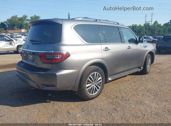 JN8AY2BA0M9375200 2021 NISSAN ARMADA Gray Rear right